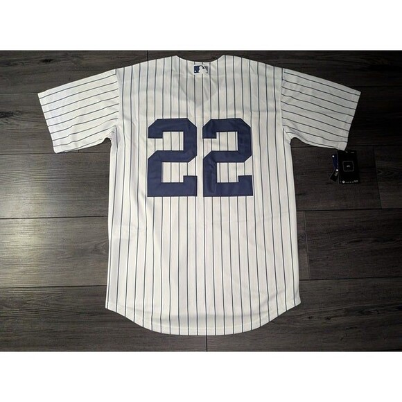Yankees Other - Juan Soto #22 New York Yankees 2024 World Series Baseball Jersey XL